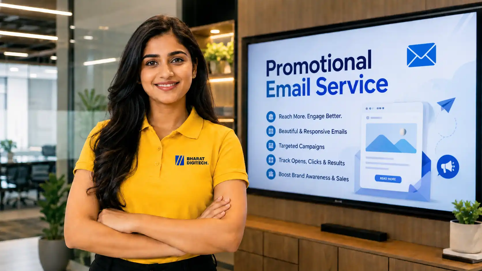Promotional Email support by Bharat Digitech